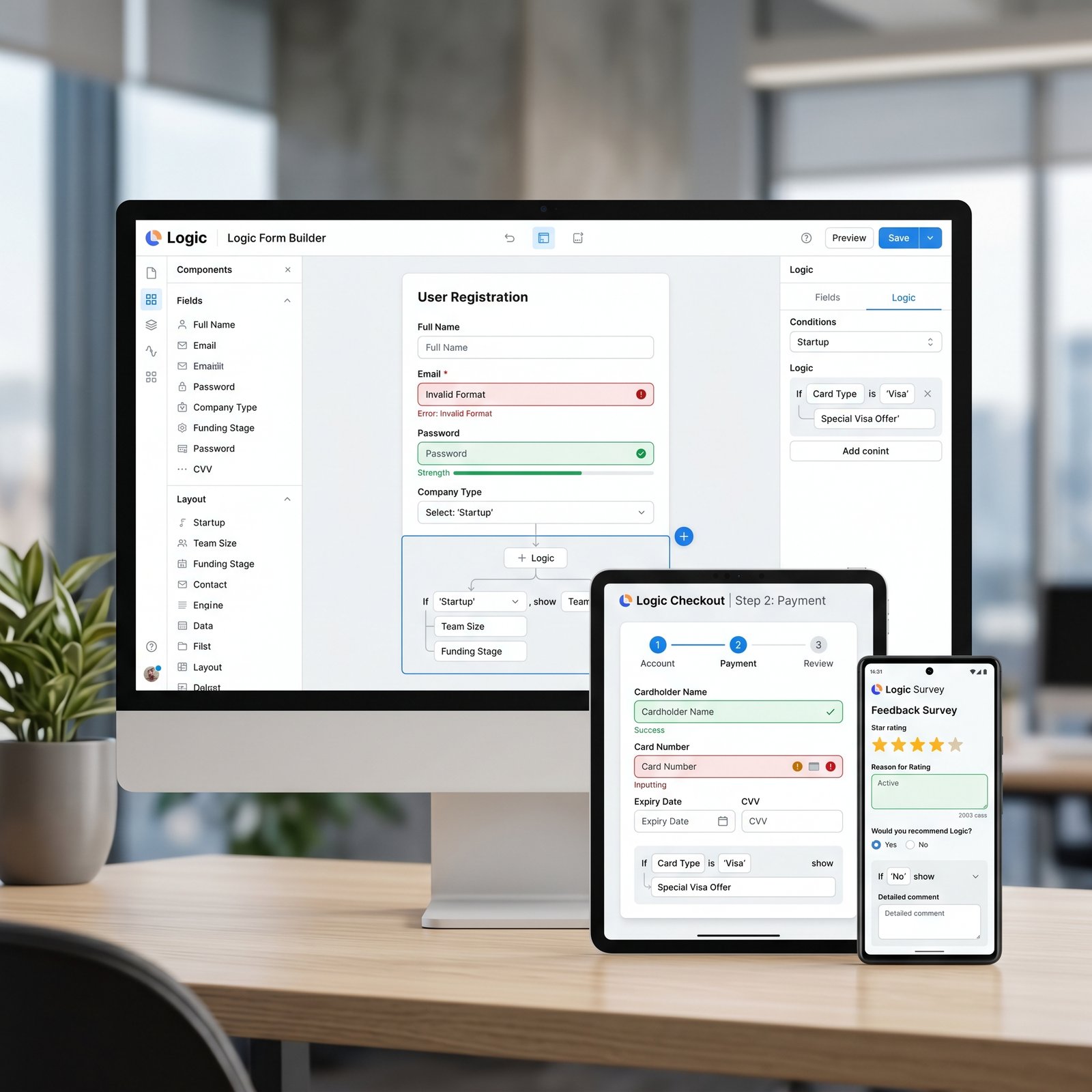 Logic: Advanced Form & Input Design Infrastructure