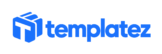templatez blue stacked card logo